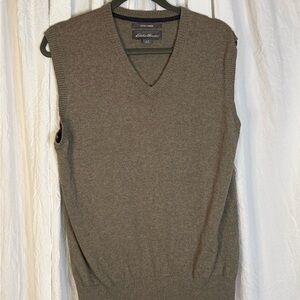 Eddie Bauer Men's Brown Sweater Vest